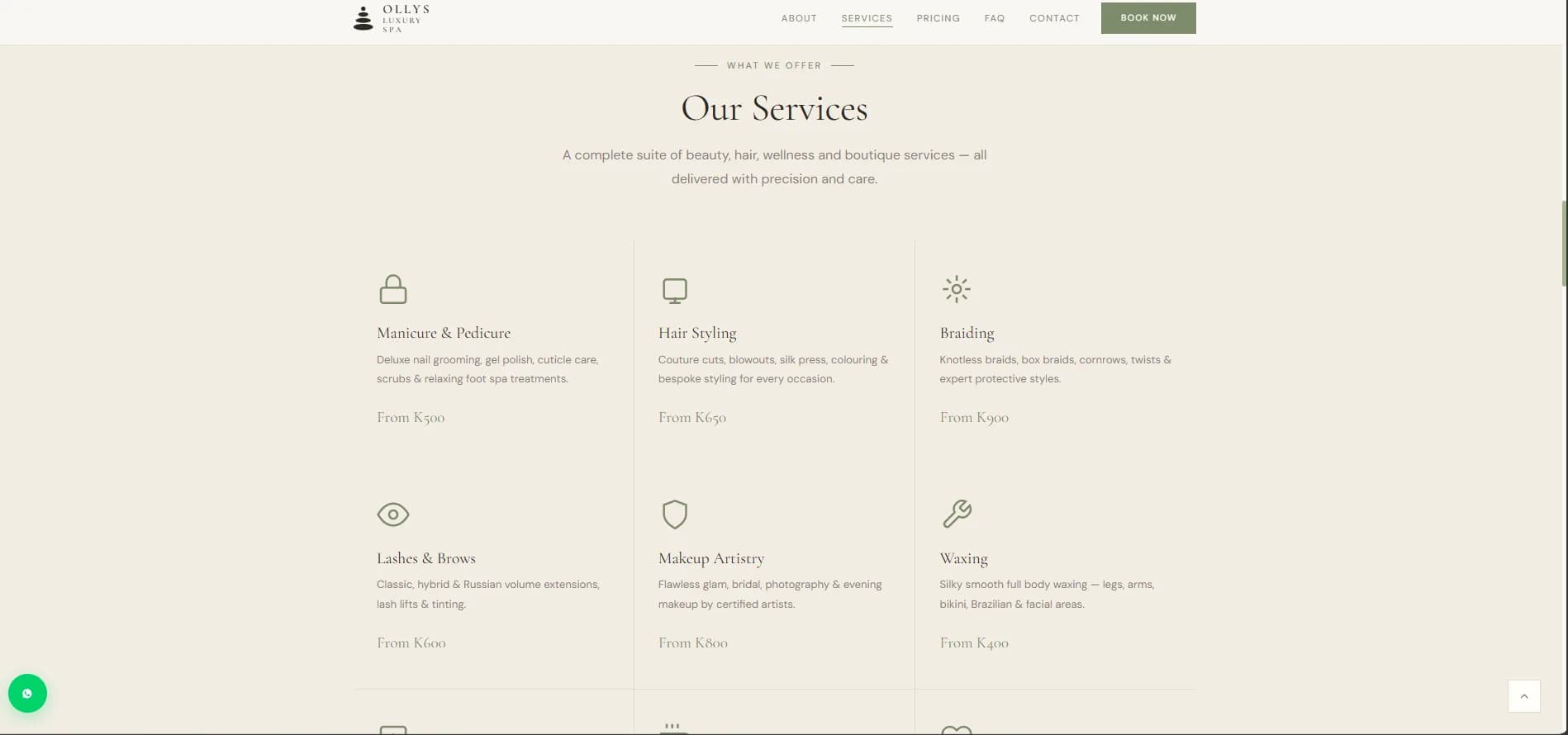 Ollys Luxury Spa, page 2