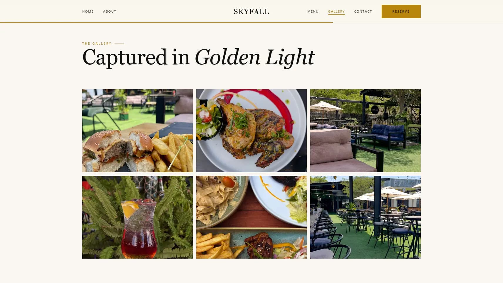 Skyfall Restaurant, page 4